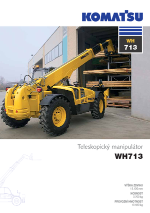 Teleskopické manipulátory Komatsu WH713