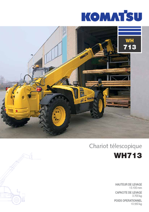 Teleskopické manipulátory Komatsu WH713