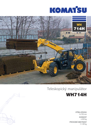 Teleskopické manipulátory Komatsu WH714H