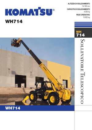 Teleskopické manipulátory Komatsu WH714
