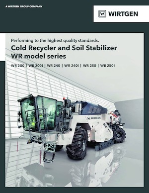 Recyklátory za studena Wirtgen WR 250i