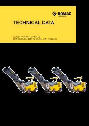 Silniční frézy Bomag BM 1000/35