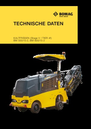 Silniční frézy Bomag BM 500/15-2