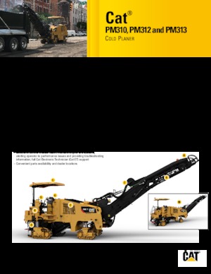 Silniční frézy Caterpillar PM312