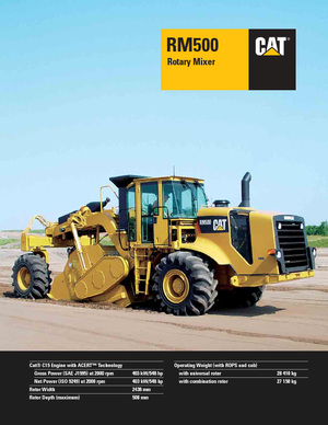 Recyklátory za studena Caterpillar RM500 