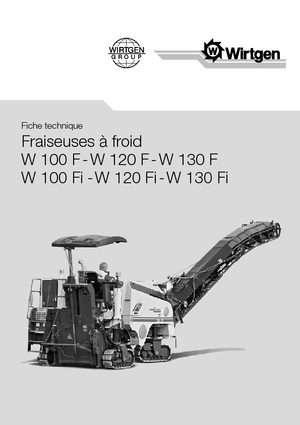 Silniční frézy Wirtgen W 120 Fi