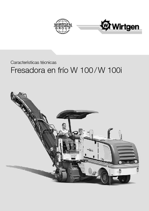 Silniční frézy Wirtgen W 100 i
