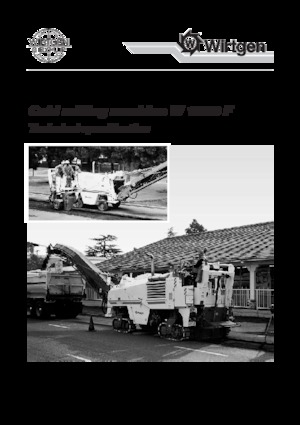 Silniční frézy Wirtgen W 1200 F