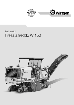 Silniční frézy Wirtgen W 150