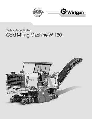 Silniční frézy Wirtgen W 150