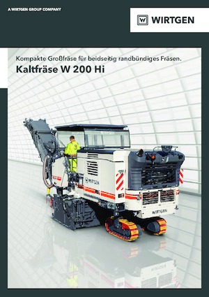 Silniční frézy Wirtgen W 200 Hi