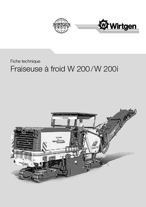Silniční frézy Wirtgen W 200 i