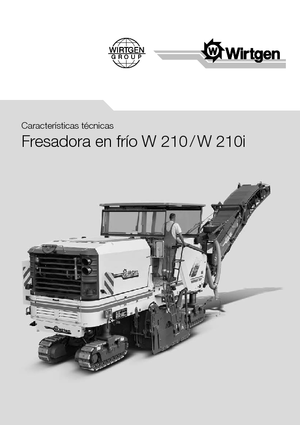 Silniční frézy Wirtgen W 210 i