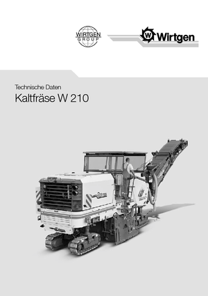 Silniční frézy Wirtgen W 210