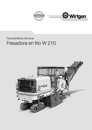 Silniční frézy Wirtgen W 210