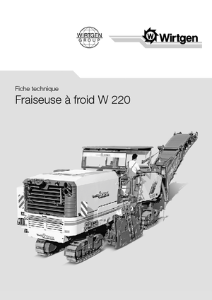 Silniční frézy Wirtgen W 220