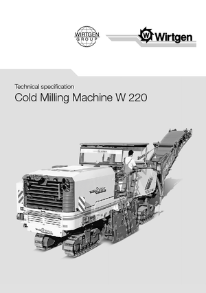 Silniční frézy Wirtgen W 220