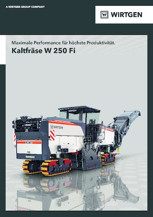 Silniční frézy Wirtgen W 250 Fi