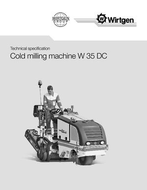 Silniční frézy Wirtgen W 35 DC
