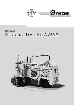 Silniční frézy Wirtgen W 350