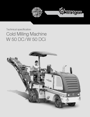 Silniční frézy Wirtgen W 50 DCi