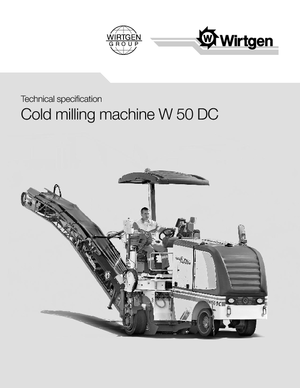 Silniční frézy Wirtgen W 50 DC