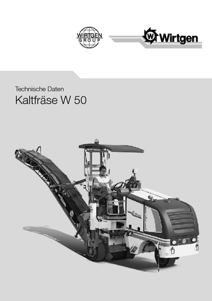 Silniční frézy Wirtgen W 50