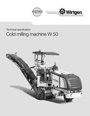 Silniční frézy Wirtgen W 50
