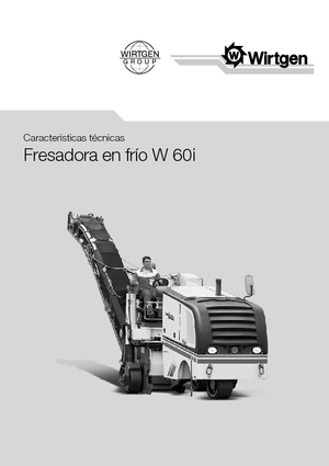 Silniční frézy Wirtgen W 60 i