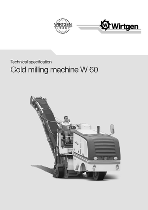 Silniční frézy Wirtgen W 60