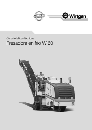Silniční frézy Wirtgen W 60
