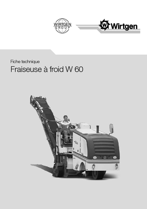 Silniční frézy Wirtgen W 60