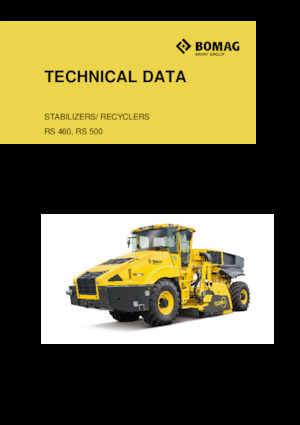 Recyklátory za studena Bomag RS 460