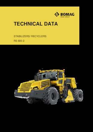 Recyklátory za studena Bomag RS 600-2