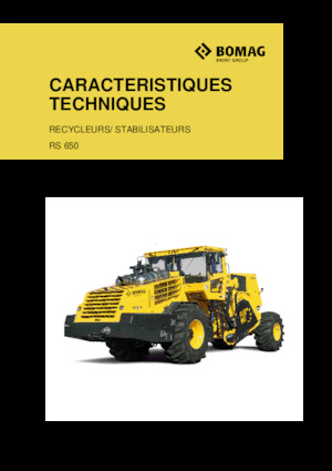 Recyklátory za studena Bomag RS 650