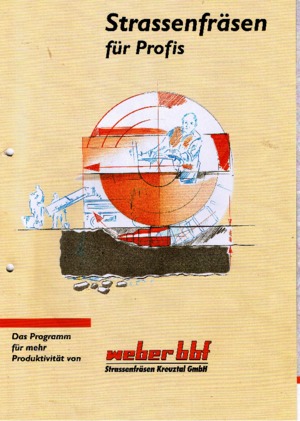 Silniční frézy weber bbf SF 415