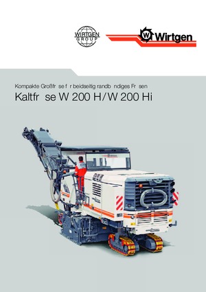 Silniční frézy Wirtgen W 200 Hi