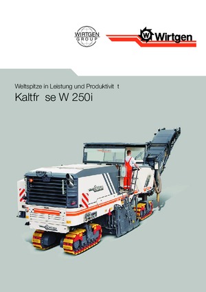 Silniční frézy Wirtgen W 250 i