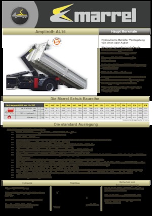 Hákové nosiče kontejnerů Marrel AL 16 DIN 58 S-B