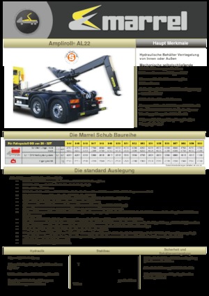 Hákové nosiče kontejnerů Marrel AL 22 S 48