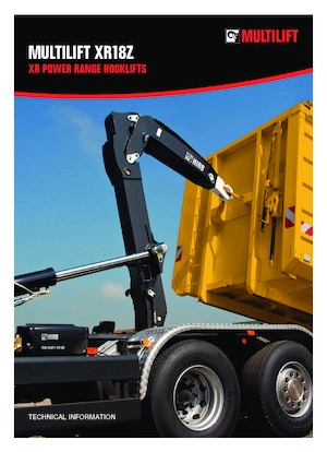 Hákové nosiče kontejnerů Multilift XR 18 Z 61