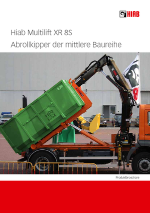Hákové nosiče kontejnerů Multilift XR 8 S 32