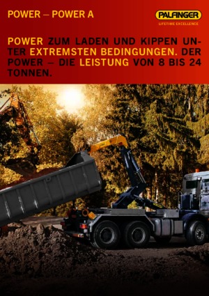 Hákové nosiče kontejnerů Palfinger P 20 