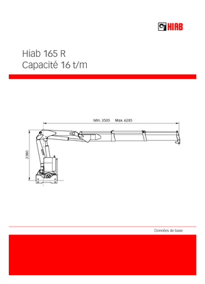 Nakládací jeřáby s pojezdem Hiab 165 R-F2