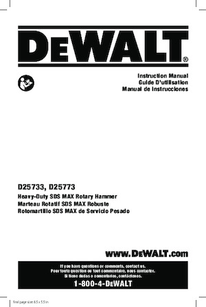 Vrtací kladiva DEWALT D25773K