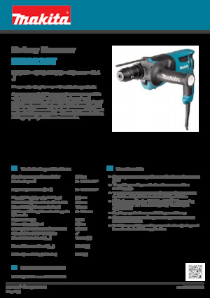 Vrtací kladiva Makita HR2630T