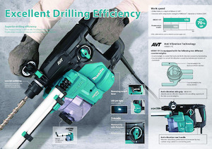 Vrtací kladiva Makita HR3011FC