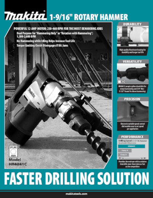 Vrtací kladiva Makita HR4041C