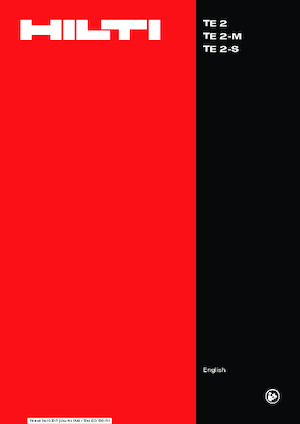 Vrtací kladiva Hilti TE 2