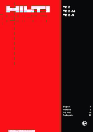 Vrtací kladiva Hilti TE 2